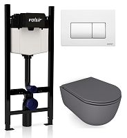 Комплект унитаза с инсталляцией VALSIR KIT VSWM 7334GM Slim
